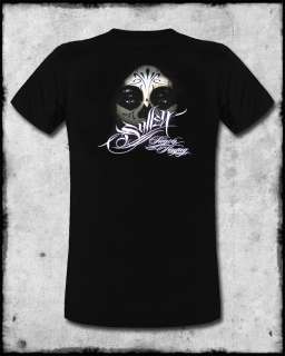 SULLEN CLOTHING PREY MENS BLACK DAY OF THE DEAD TATTOO SHORT SLEEVE 