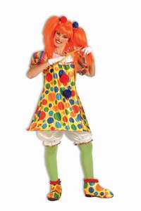 Giggles the Clown Adult Womens Costume One Size NEW  