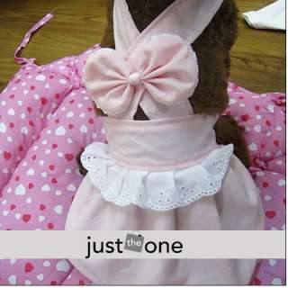 Pet Dog cute Apparel Clothes Dress Skirt M pink new  