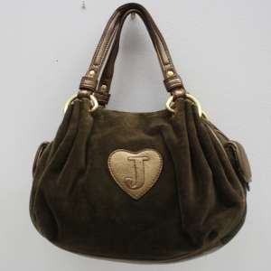 Juicy Couture Brown Velour Medium Handbag!  