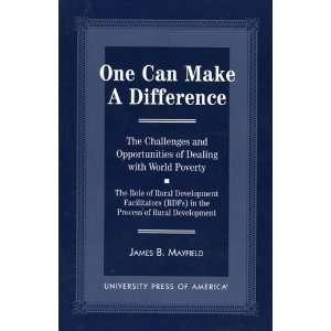  One Can Make a Difference (9780761807155) James B 