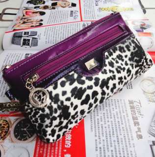 Leopard handbag WOMEN CLUTCH WALLET PURSE LADY BAG10QB36  