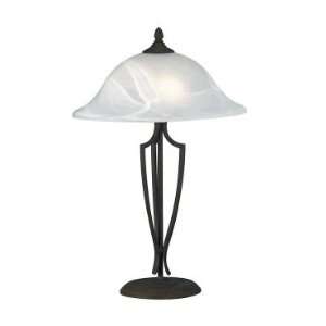    Lite Source Inc. Muse Table Lamp in Brick: Home Improvement