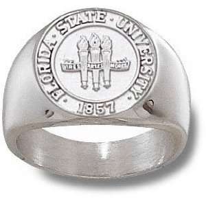  Florida State Seminoles Solid Sterling Silver Seal Ring 