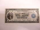 1918 federal reserve bank of boston one dollar large note