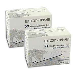  Bionime GS100 Glucose Test Strips   100 ct. Health 