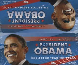 President Barack Obama Collector Trading Cards Hobby Box (2009 Topps 