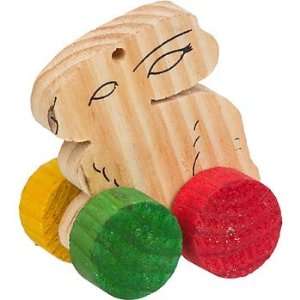  Ware Wood Bun E Fun Roller Small Pets Chew Toy: Pet 