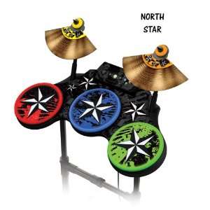   Hero 4 World Tour Drum set, fits Xbox 360, PS3, PS2, WII   NORTHSTAR