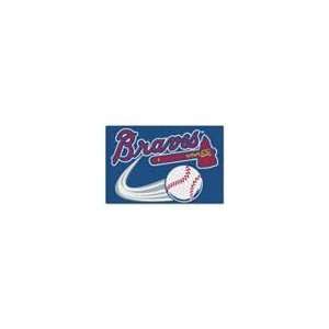 MLB Atlanta Braves 20x30 Tufted Rug 