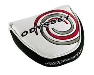    Odyssey Golf Tempest Mallet Putter Cover (White/Red/Silver)  