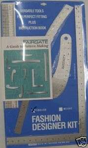 Fairgate 15 102 Rulers Fashion Designers Kit(ENGLISH)  