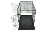 36 Metal Dog Cage Folding Pet Crate Kennel with Metal Tray  