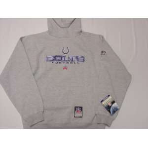  Indianapolis Colts NFL Grey Hooded Sweater: Sports 