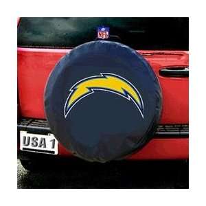  San Diego Chargers NFL Spare Tire Cover by Fremont Die (Black 