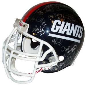  New York Giants 1986 Team Signed Helmet