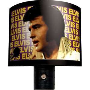  Elvis Presley Nite Light Name All Over Background Style 