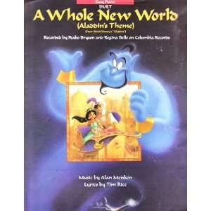  A Whole New World (Aladdins Theme), Easy Piano/Voice Duet 