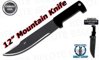 Condor 12 Mountain Knife UltraBlac2 w/ Sheath CTK1014B  