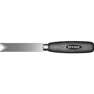 Hyde Tools 66330 Straight V Trim Knife 3787A, 3 15/16 x 11/16