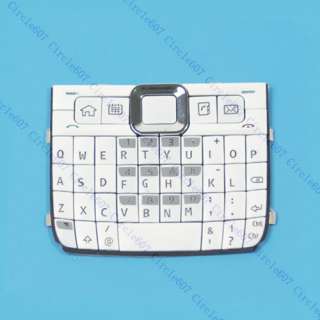 White Keypad Keyboard Buttons Replacement For Nokia E71  