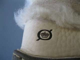 AUTHENTIC BORN NOME IVORY SHEARLING ANKLE BOOTS NEW 9  