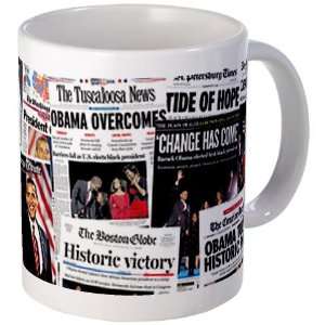  Obama Victory Collage Political Mug by  Kitchen 