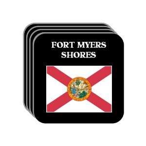 US State Flag   FORT MYERS SHORES, Florida (FL) Set of 4 Mini Mousepad 
