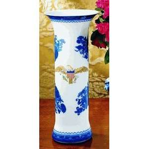  Diplomatic Collection Eagle Trumpet Vase Patio, Lawn 
