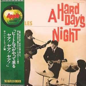    A Hard Days Night   1st Apple issue + Obi: The Beatles: Music