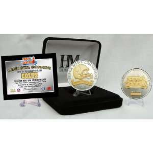  BSS   Super Bowl XLI Champion 2 Tone Coin 