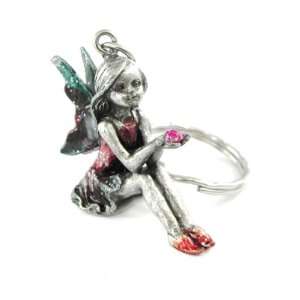  Keychains Fairy Dreams red.: Jewelry