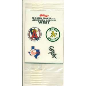   Frosted Flakes American League West stickers 