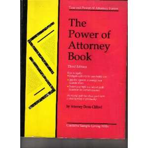  The power of attorney book (9780873371230) Denis Clifford 
