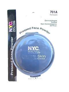 NYC N.Y.C. Smooth Skin Pressed Face Powder #701A Translucent 