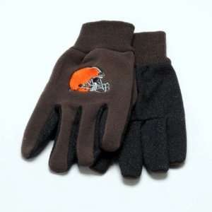 Cleveland Browns NFL Team Work Gloves:  Sports & Outdoors