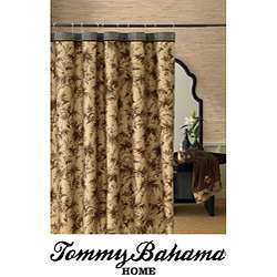 Tommy Bahama Amber Isle Brown Shower Curtain  