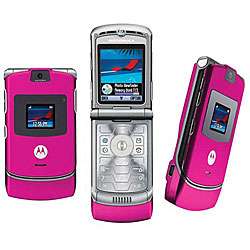 Motorola RAZR V3 Pink GSM Unlocked Cell Phone  Overstock