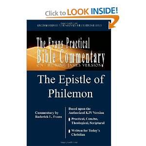  The Epistle of Philemon The Evans Practical Bible 