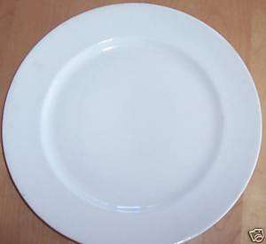 White Ceramic Dinner Plate  
