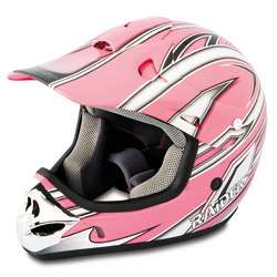 Youth Pink Raider MX 3 Helmet  