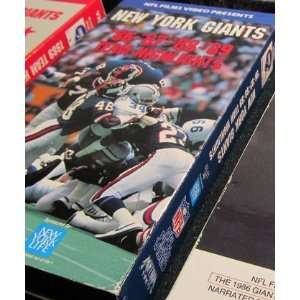    GiantsHighlights 1986 89 [VHS] New York Giants Movies & TV