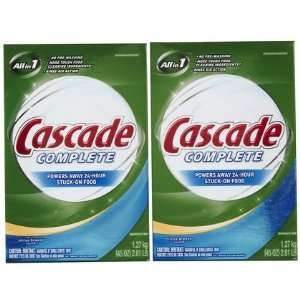Cascade Complete Powder Dishwasher Detergent, Citrus Breeze, 45 oz 2 