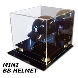   Mini Baseball Helmet Display  Mirror & Wall Mount 