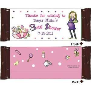  Pen At Hand Stick Figure Candy Wrappers   (Baby Shower 