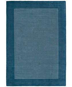Hand tufted Royal Blue Wool Rug (8 x 106)  