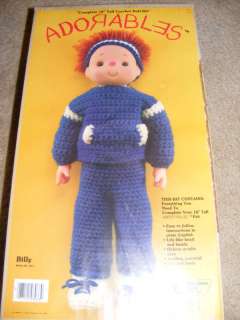 Adorables Pal 16 Tall Crochet Doll Kit Billy By NYC  