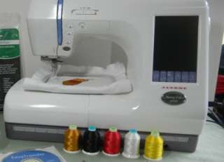 JANOME MEMORY CRAFT EMBROIDERY QUILTING MACHINE 10000 +PC +DESIGN USB 
