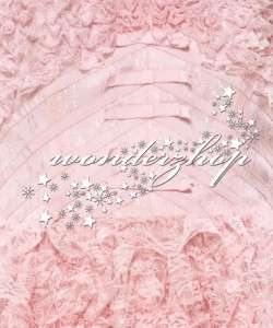 Betsey Johnson Evening Pink Star Ruffle Strapless Dress  