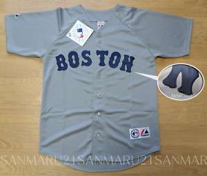 MLB Boston Red Sox Majestic Mens jersey XLarge Gray NEW  